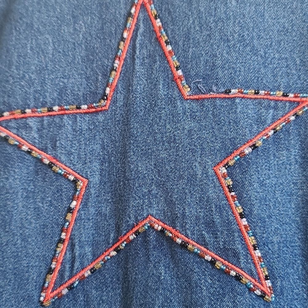 PLUS SIZE SAG HARBOR WOMAN'S DENIM JACKET - Picture 3 of 13